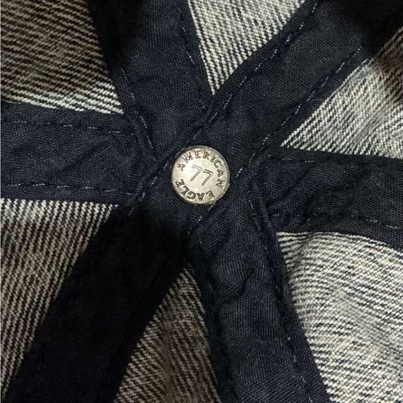 American Eagle Outfitters Baseball Cap Hat Stonewashed Denim Rainbow Embroidered - Picture 10 of 10